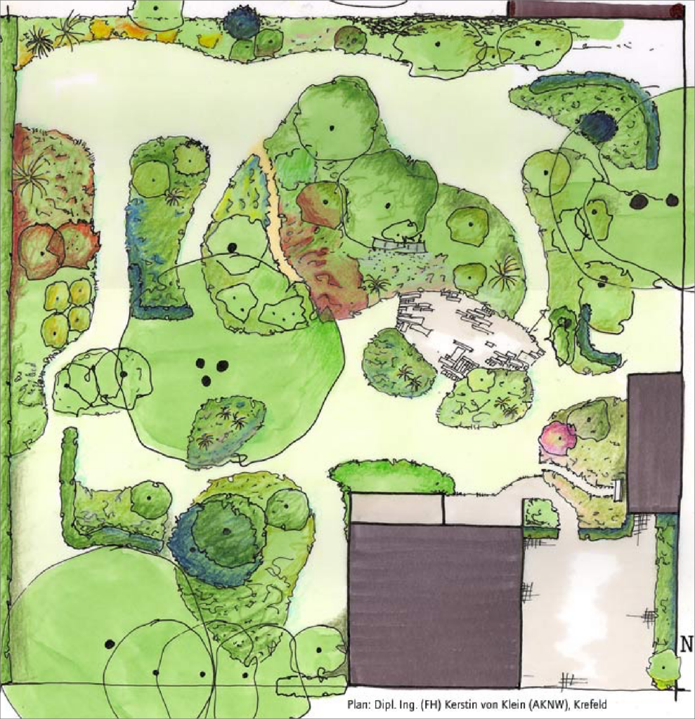 Standortplan des Garten Gröne